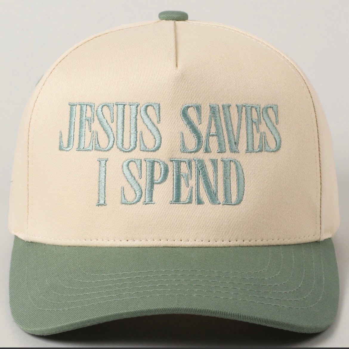 Jesus Saves, I Spend Trucker Hat