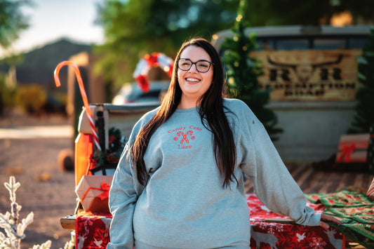 Candy Cane Lane Crewneck Sweatshirt